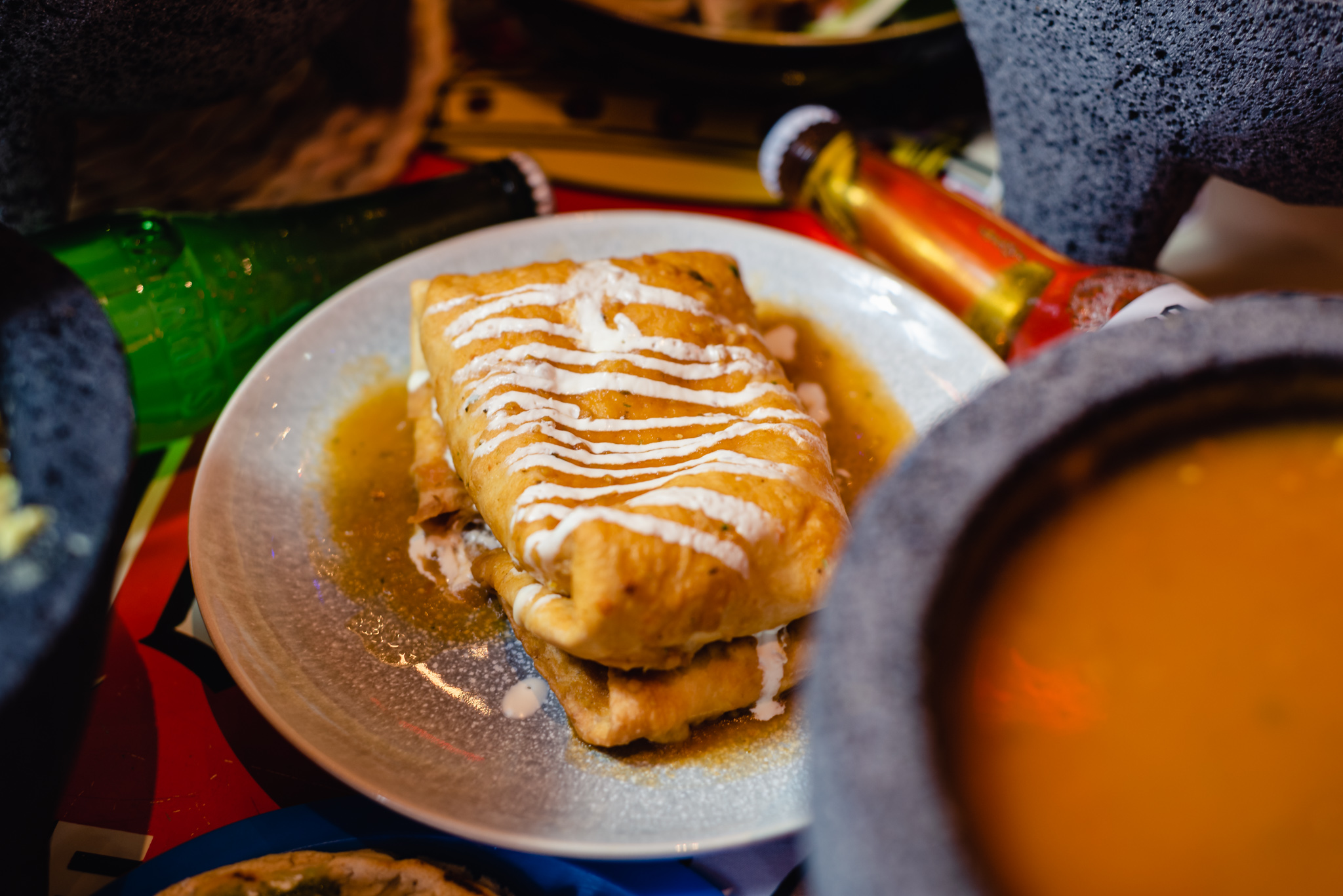 Beef Chilli Chimichanga